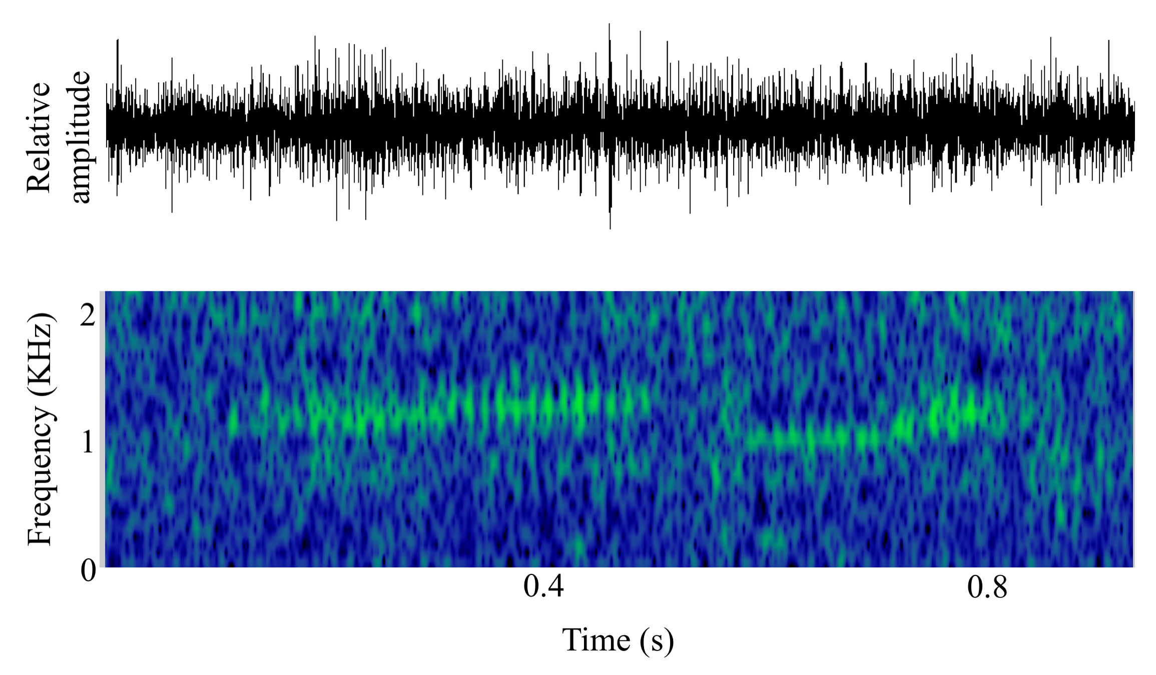 spectrogram of <i>Scorpaena</i> sp. (Unknown) making the sound Unnamed